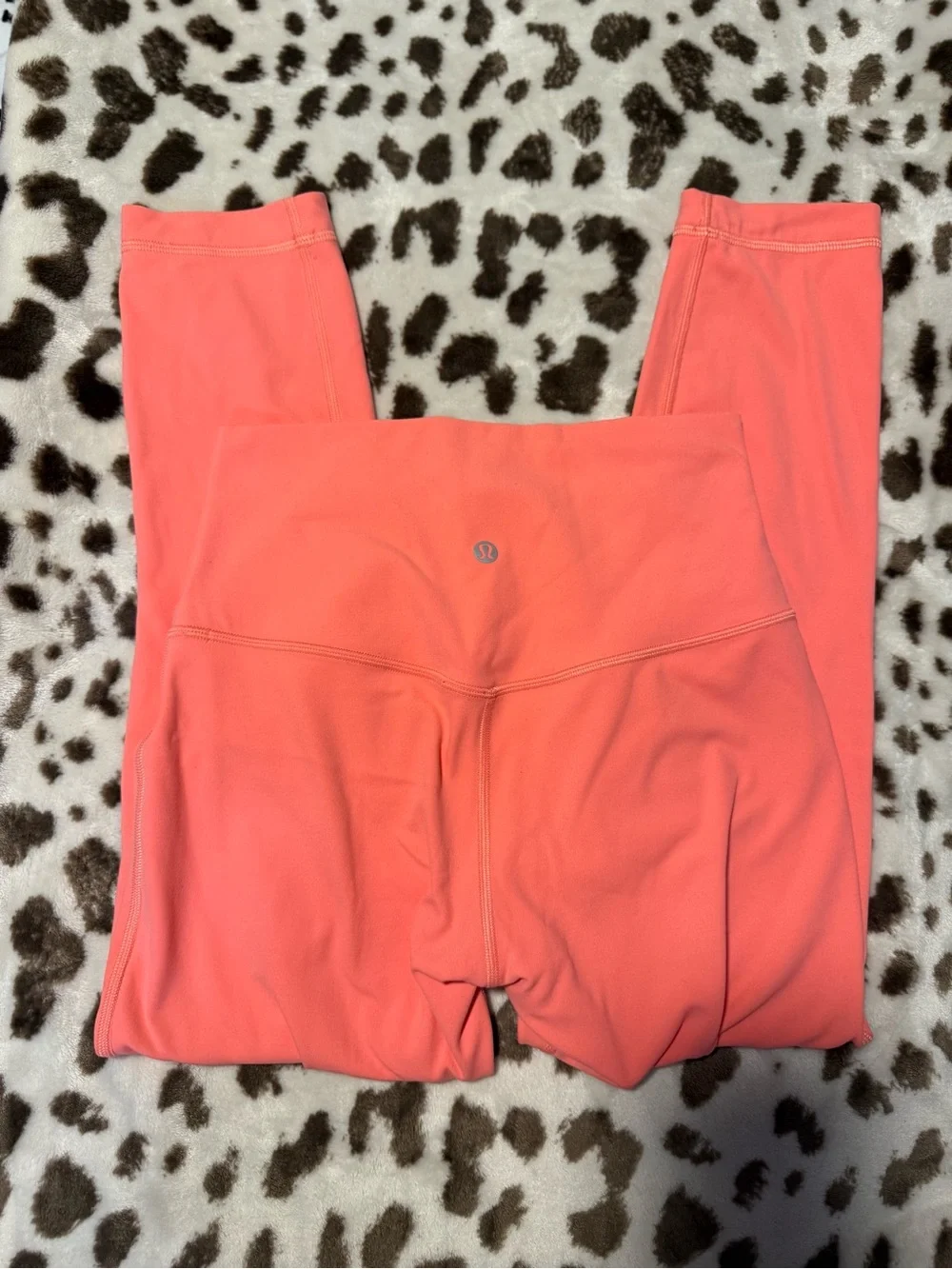 lululemon coral double align high-rise leggings